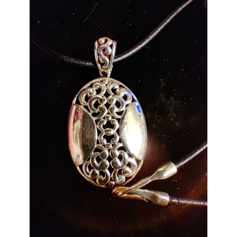 Sterling Silver Pendant Choker